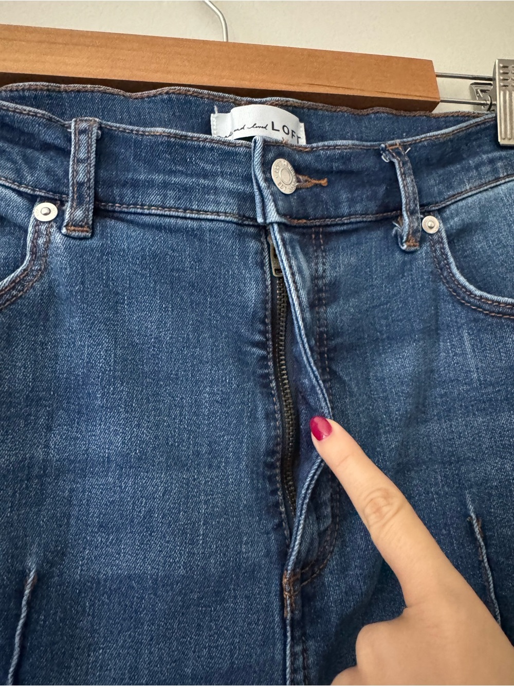 LOFT The Kick Crop Jeans 31/12 - Picture 7 of 13